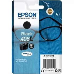 Image of Epson Glasses 408L Black Ink Cartridge