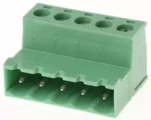Image of Phoenix Contact Ic 2,5/ 5-St-5,08 Terminal Block, Pluggable, 5Pos, 12Awg