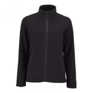 Image of SOLS Womens/Ladies Norman Fleece Jacket (L) (Black)