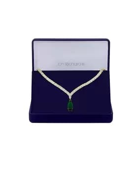 Image of Jon Richard Pear Drop Collar Necklace