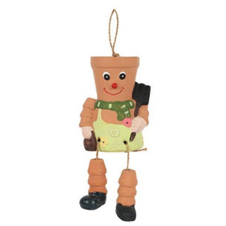 Image of Something Different Something Different Terracotta Pot Man Planter Multi One Size Unisex 5057819951424