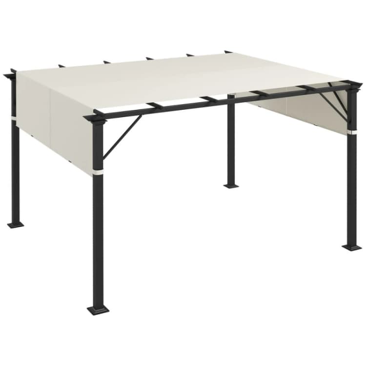 Image of Outsunny Outsunny Pergola Canopy Replacement - UV Protection, 4.9 x 1.2m, White