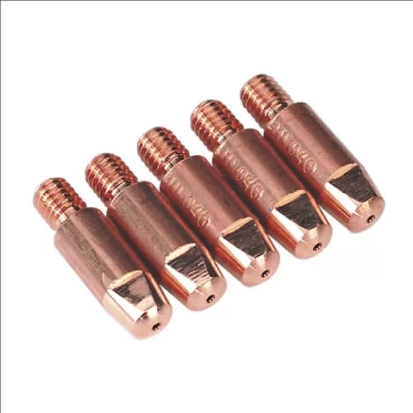 Image of Genuine SEALEY MIG921 Contact Tip 1mm Aluminium TB25/36 Pack of 5