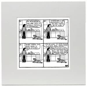 Image of Off the Leash Faithful Companion Art Print