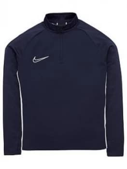 Image of Nike Junior Academy Dri Drill Top - Navy
