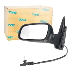 Image of TYC Wing mirror 337-0014 Outside mirror,Side mirror VW,Golf IV Schragheck (1J1),Golf IV Variant (1J5),Bora Limousine (1J2),Bora Variant (1J6)