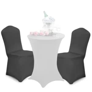 Image of Chair Cover 2Pcs Set Anthracite