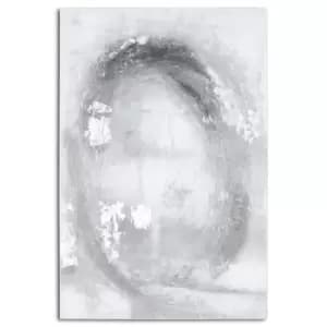 Image of Cortina Silver And Grey Hand Painted Canvas
