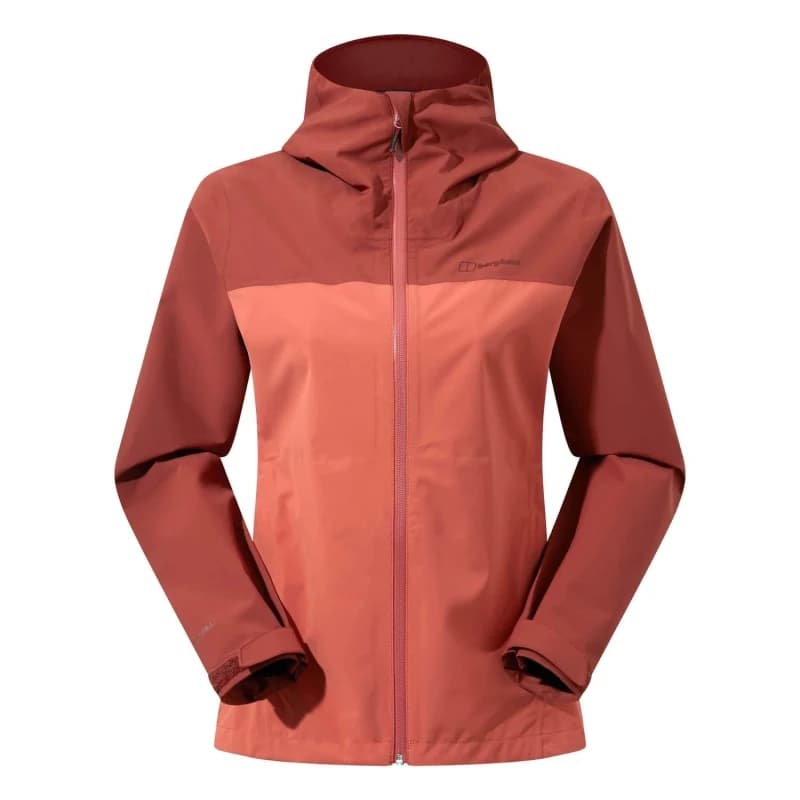 Image of Berghaus Arnaby Hooded Waterproof Jacket - Red Red 10