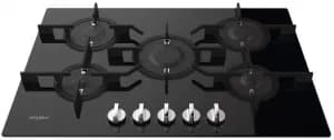 Image of Whirlpool POW75D2NB 5 Burner Gas Hob