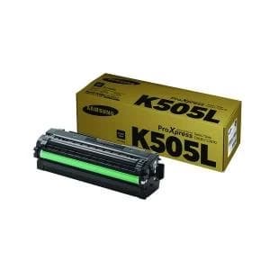 Image of Samsung CLT K505L High Yield Black Laser Toner Ink Cartridge