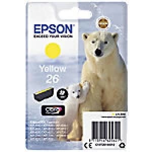 Image of Epson Polar Bear 26 Yellow Ink Cartridge