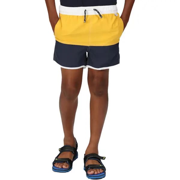 Image of Regatta Boys Sergio Quick Dry Mesh Lined Swimming Shorts 11-12 Years - Waist 65-67cm (Height 146-152cm)