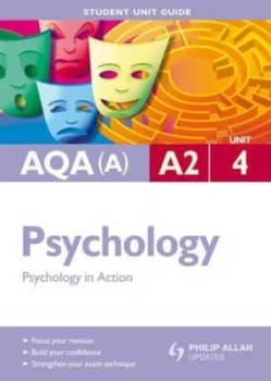 Image of Aqa a A2 Psychology. Unit 4 Psychology in Action and Research Methods by Jean-Marc Lawton Book
