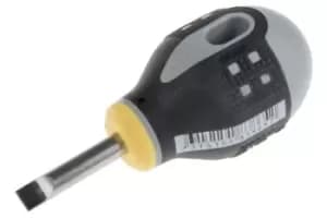 Image of Bahco Flat Stubby Screwdriver 1.2 x 6.5mm Tip