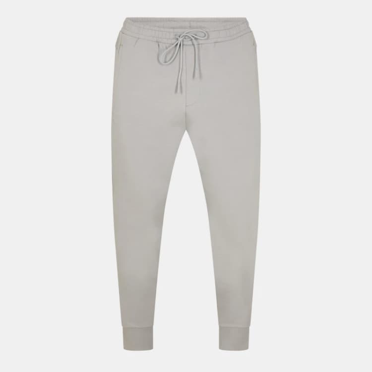Image of Boss Mens Hadiko Closed Hem Fleece Joggers Grey male S