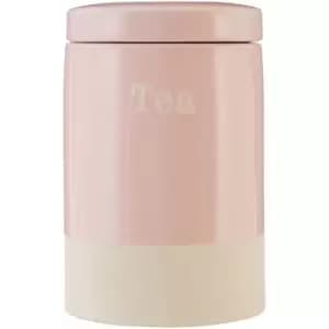 Image of Jura Pink Tea Canister - Premier Housewares