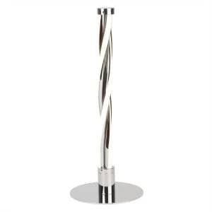 Image of Integrated LED 1 Light Table Lamp Grey, Chrome, White