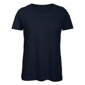 Image of B&C Womens/Ladies Favourite Organic Cotton Crew T-Shirt (XS) (Navy Blue)