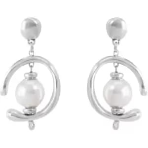 Image of Ladies UNOde50 Silver Plated Inorbit Earrings