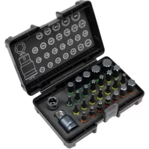 Image of TRX-Star*/Hex/Spline Bit Set Impact 28pc 3/8" & 1/2"Sq Drive