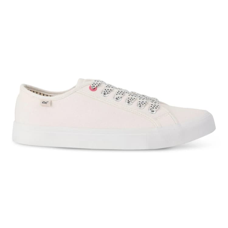 Image of Regatta Womens Marine Canvas Trainers White female UK 7