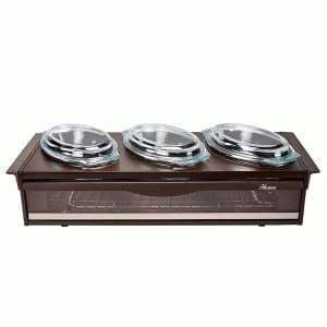 Image of Hostess Heated Buffet Server - Brown