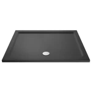 Image of Hudson Reed Rectangular Shower Tray 1700 x 800mm - Slate Grey