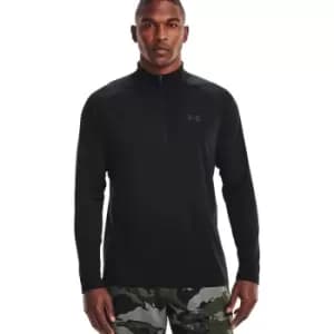 Image of Under Armour Mens Tech ? Zip Long Sleeve - Black - 4XL