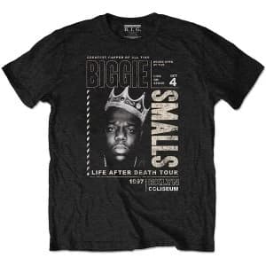 Image of Biggie Smalls - Life After Death Tour Unisex Medium T-Shirt - Black