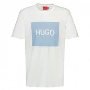 Image of Hugo Boss Dolive 212 Logo T-Shirt White Size L Men