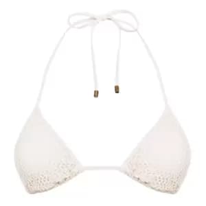 Image of Ted Baker Sunflower Crochet Bikini Top - Pink