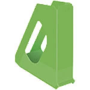 Image of Rexel Magazine File Choices Polystyrene Green 26 x 7.2 x 25.6 cm