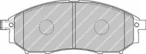 Image of Ferodo FDB1881 Brake Pad Set Front Axle Premier Car