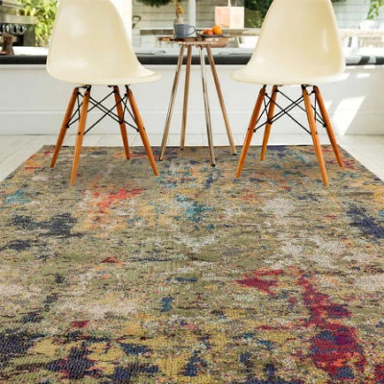 Image of ASIATIC Ariana AR05 Dotty Grey 160cm x 230cm Rectangle - Grey and Ivory 46900