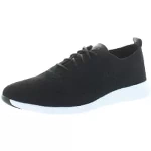 Image of Cole Haan Womens/Ladies 2.Zerogrand Leather Trim Stitchlite Oxford Shoes (4 UK) (Black/Optic White)
