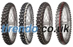 Image of Mitas C-19 60/100-14 TT 30M Compound Interm. Terrain, Front wheel, red