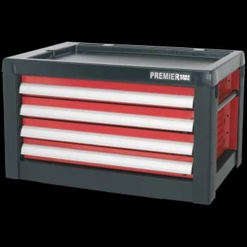 Image of Sealey Premier 4 Drawer Tool Chest Black / Red