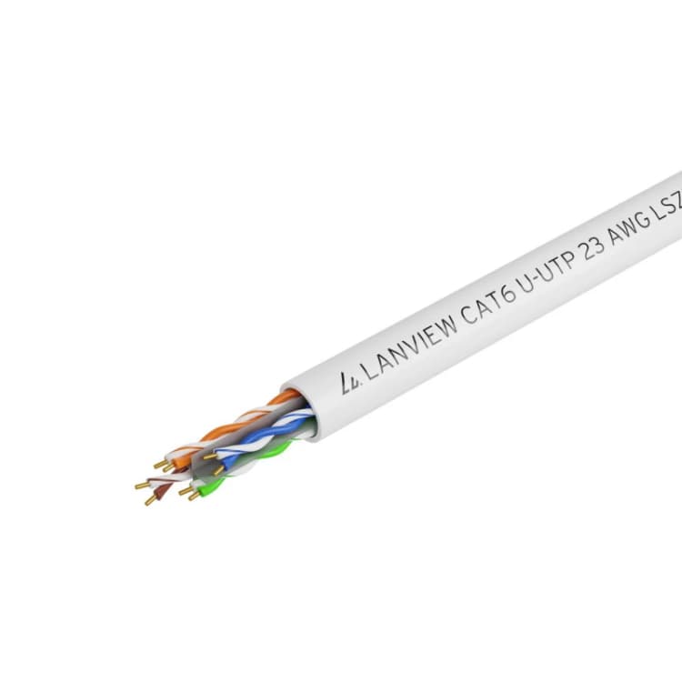 Image of Lanview LVN122114 networking cable White 305 m Cat6 U/UTP (UTP)