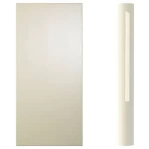 Image of Cooke Lewis High Gloss Cream Curved wall pilaster kit H757mm W70mm D355mm