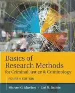 Image of basics of research methods for criminal justice and criminology