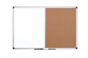 Image of Bi-Office Maya Aluminium Frame Combo Board 180x120cm