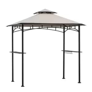 Image of Sunjoy Grill Gazebo LINAS - 244cm x 152cm - Cream