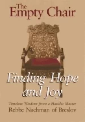 Image of empty chair finding hope and joy timeless wisdom from a hasidic master re