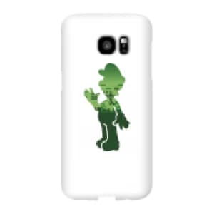 Image of Nintendo Super Mario Luigi Silhouette Phone Case - Samsung S7 Edge - Snap Case - Gloss