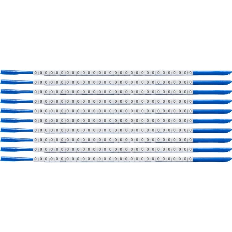 Image of Brady SCN-07-0 cable marker Black. White Nylon 300 pc(s)