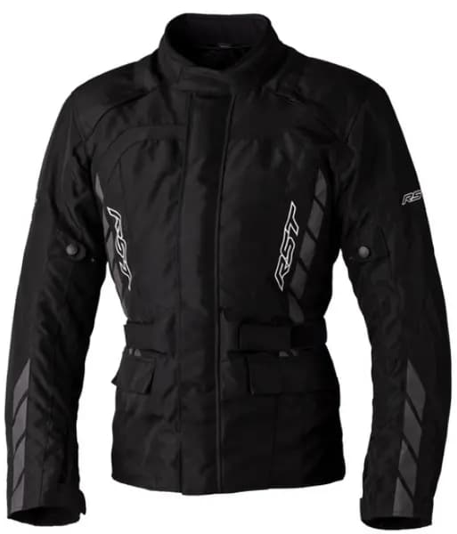 Image of RST Alpha CE 5 Textile Jacket Men Black Gray Size 50