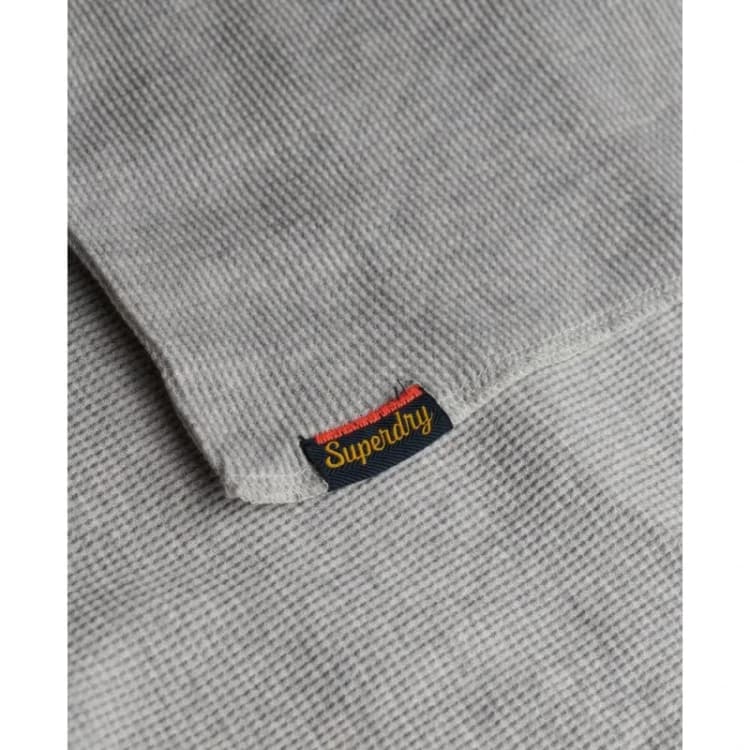 Image of Superdry Womens long sleeve T-Shirt Superdry Athletic Essentials Graphic Gris Female XS