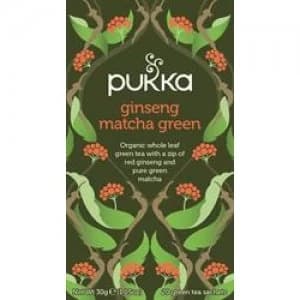 Image of Pukka Herbs Ginseng Matcha Green 20 sachet