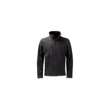Image of Executive Mens Medium Black Soft Shell Jacket - Tuffsafe
